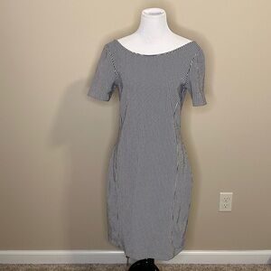 Banana Republic Striped Midi Dress